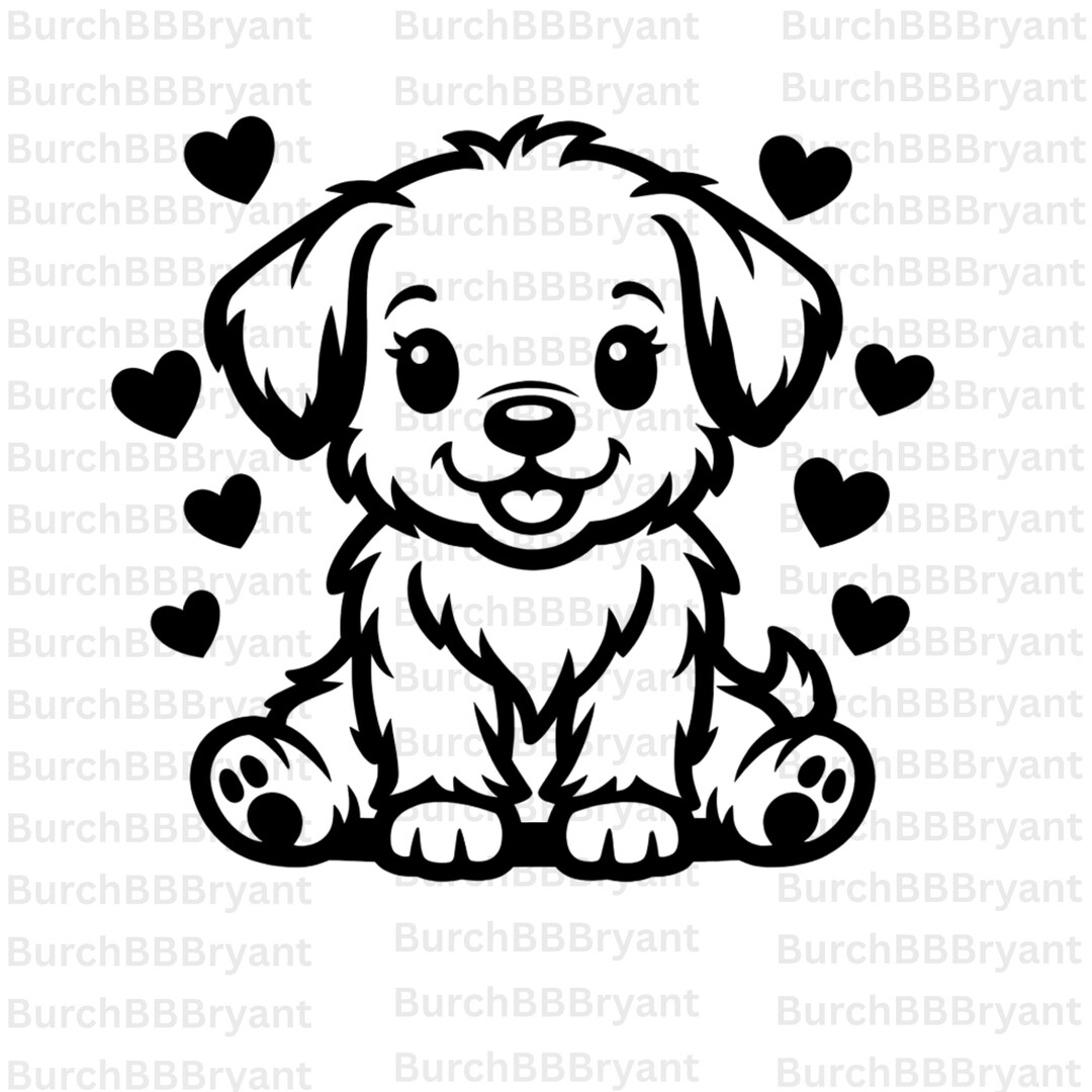 Cute Puppy SVG | Dog Cut File | Dog Clipart | Puppy Cricut Design ...