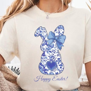Rabbit Shirt, Bunny Shirt, Funny Easter Tshirt, Easter Gift, Cute Easter Shirt,Trending Style, Happy Easter Shirt,Bunny Lover Shirt