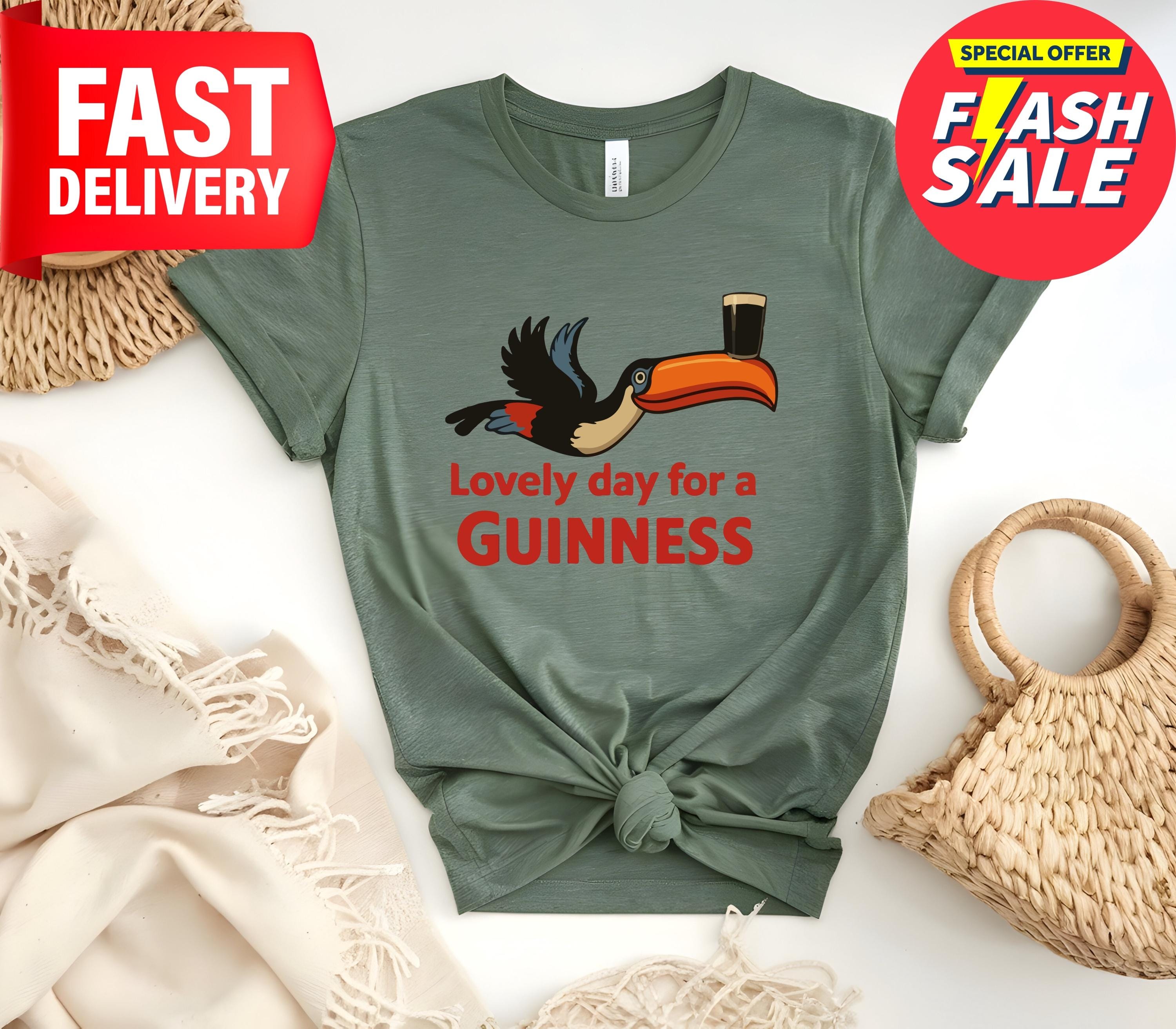 Funny Irish Toucan Guinness Shirt: Beer Lover Graphic Tee