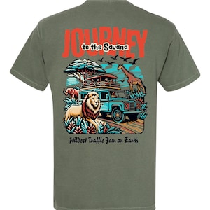 Jambo Safari Tee | Animal Kingdom Inspired Shirt | Disney Africa Graphic Tee | Safari Adventure Park Shirt | Unisex Travel Tee