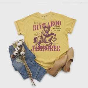 Buckaroo Jamboree Graphic Tee | Western Disney Shirt | Rodeo-Inspired Park Tee | Cowboy Style Unisex Shirt | Yeehaw Magic Tee