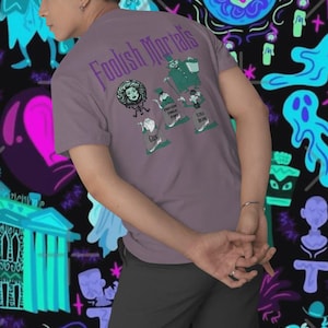 Ghost Host Tee | Haunted Mansion Shirt | Disney Ride Inspired Tee | Spooky Park Day Shirt | Unisex Halloween Graphic Tee