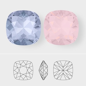 12mm Cushion Cut Square | Swarovski Article 4470