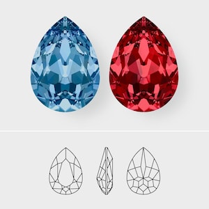 18 mm x 13 mm Gruszka | Swarovski Artykuł 4320