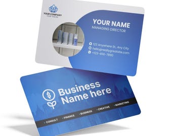 Professional Business Card Canva Template – Fully Editable and Easy to Use