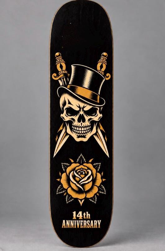 Skull Skate Deck - Etsy
