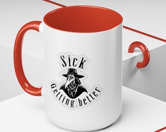 Red  Getting Better Mug