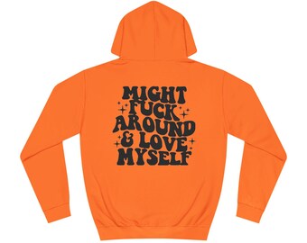 Orange Love Myself Hoodie