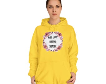 Yellow Call Your Sponsor Hoodie