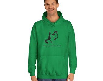 Green Staying Clean Hoodie