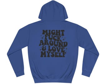Blue Love Myself Hoodie