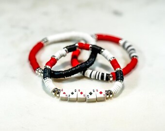 Novelty Playing Cards 3pc Bracelet Stack | Poker Night, Casino, Game Night Stackable Bracelets