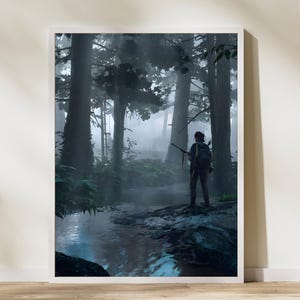 The Last of Us Poster, The Last of Us Wall Art, Ellie Poster, The Last of Us Print, High Quality Ellie Print, Digital Print