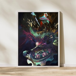Arcane League of Legends Poster: Jinx, Ekko & Viktor Art (Digital Print)