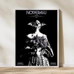 Nosferatu Movie Poster, Movie Wall Art, Vintage, Retro Home Decor, Movie Print, Printable Indoor Wall Art, Gift Idea, Digital Download
