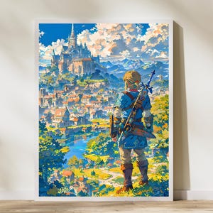 The Legend of Zelda: Breath of the Wild Poster, Zelda Wall Art, Printable Zelda Poster, Best Gift, High Quality Game Poster. Digital Print