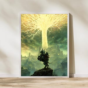 Elden Ring Poster: Gaming Room Wandkunst (Digitaler Download)