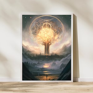 Elden Ring Poster: Gaming Room Wandkunst (Digitaler Download)