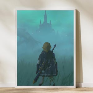 The Legend of Zelda: Breath of the Wild Poster, Zelda Wall Art, Printable Zelda Poster, Best Gift, High Quality Game Poster. Digital Print
