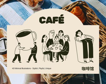 Cafe SVG Bundle, Coffee Shop SVG and Bakery Clipart, Teapot and Espresso svg, Coffee Bar svg Set, Coffee Cup SVG Designs