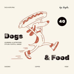 Dog & Coffee Clipart SVG Bundle: Pet Lover Designs (Digital)