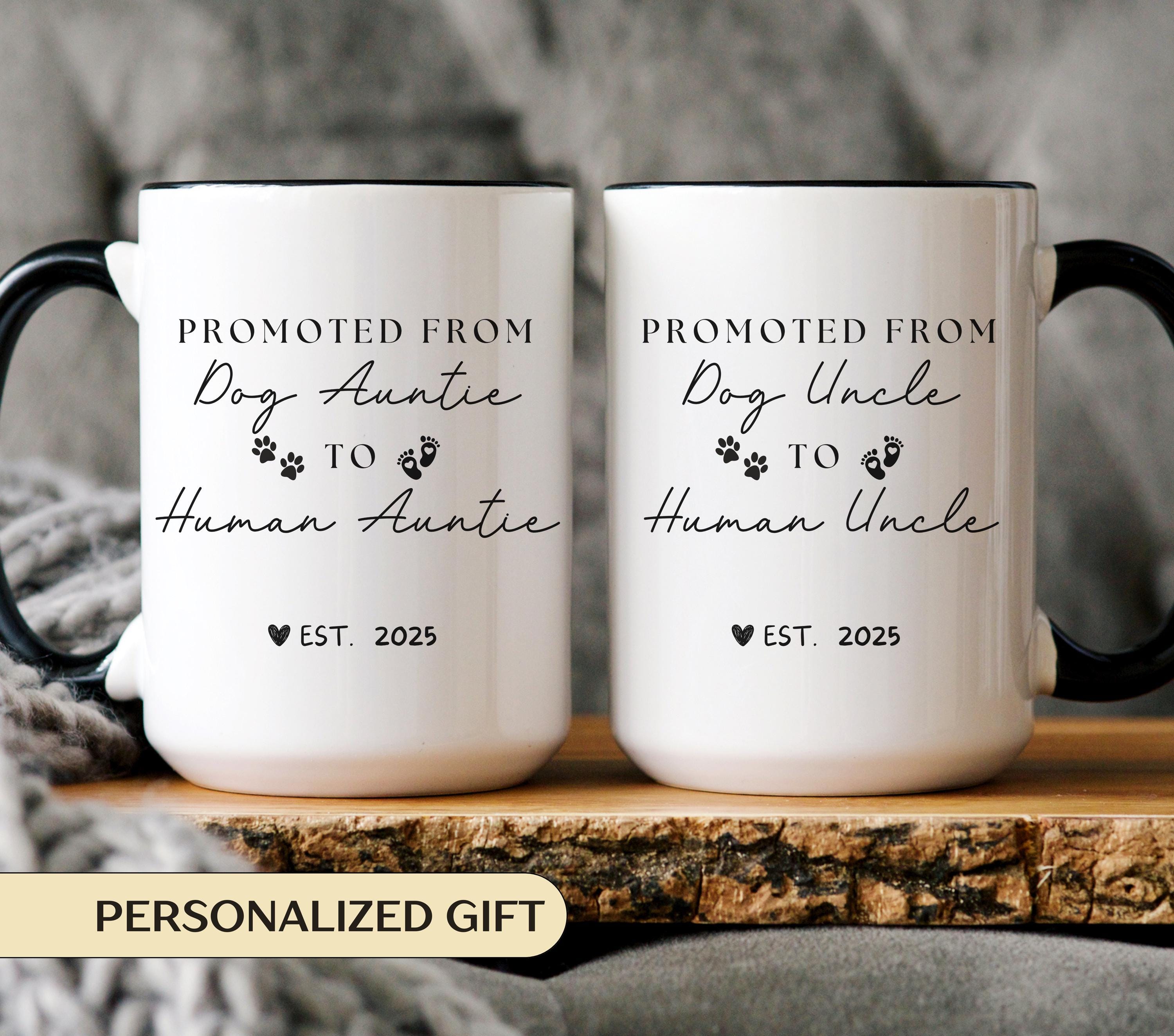 Crazy Dog Women's Best Sisters Get Promoted To Auntie Shirt - Funny Aunt Gift Tee