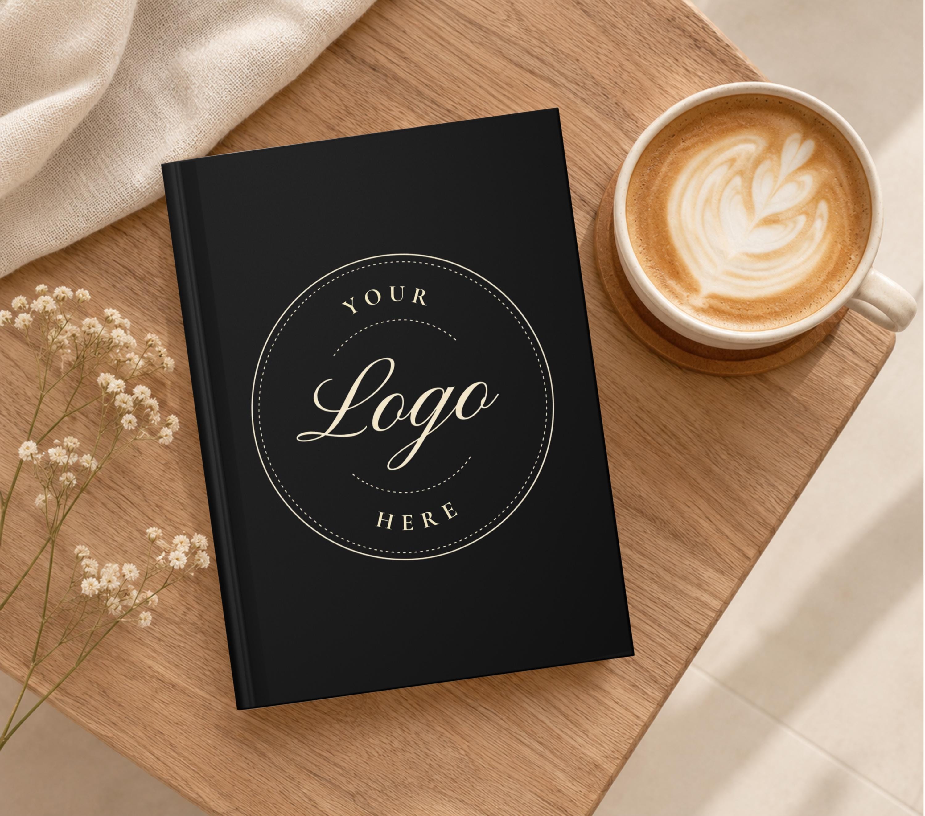 Custom Company Logo Notebook, Personalized Corporate Journal, Business ...