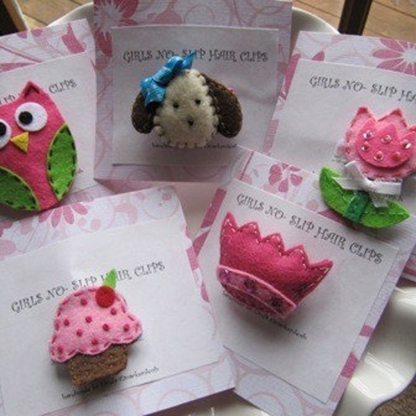 Girls Hair Clippie - choose one