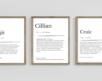Common Irish name in print. Cillian.