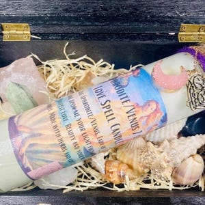 Aphrodite/Venus 7 Day Love Spell Candle | Goddess | Love Spell | Offering | Ritual Candle | Witchcraft | Wicca | Pagan | Fragrance gift