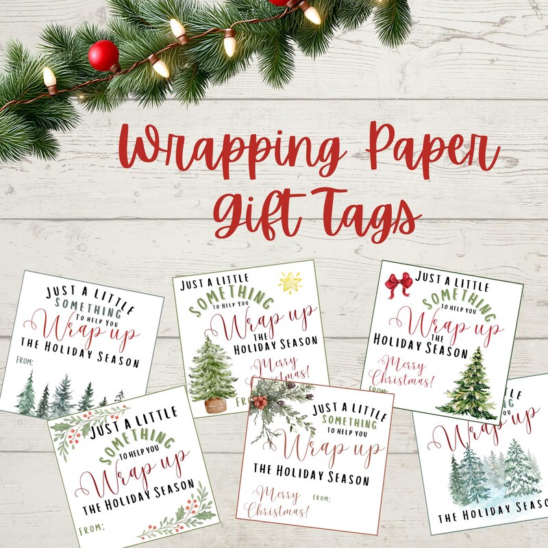 Christmas Wrapper 2025 Christmas 2025 Labels - Etsy