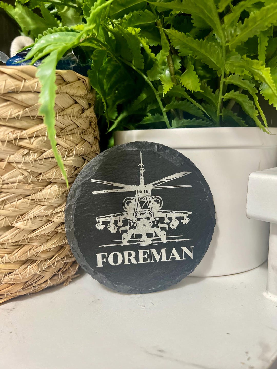 Aviation Slate Coasters apache Set of 4 - Etsy