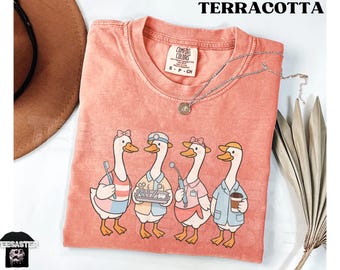 Cute Dental Hygienist Shirt Silly Goose Funny Dentist Comfort Colors® T-Shirt Dental Hygiene Tees Gift for Dental Assistant School Graduate