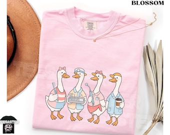 Cute Dental Hygienist Shirt Silly Goose Funny Dentist Comfort Colors® T-Shirt Dental Hygiene Tees Gift for Dental Assistant School Graduate