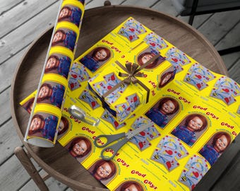 Good Guys Chucky Box Gift Wrap, Wrapping Paper