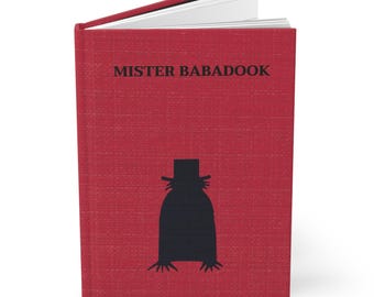 Hardcover Journal - Mister Babadook Inspired Notebook, Spooky Journal, Horror Themed Diary, Gift for Horror Fans, Unique Writing Journal