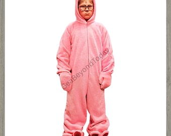 A Christmas Story – Ralphie in His Bunny Pajamas | Digital Download Art Print