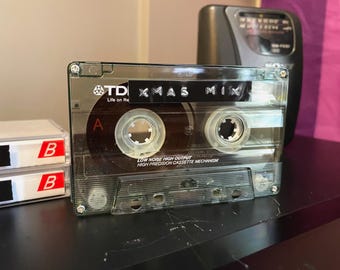 Personalized Mixtape Cassette: Custom Audio, Cover Art - Nostalgic Gift
