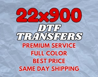 Direct to Film Transfers, Gang Sheets, Ready to Press Prints, Iron on DTF Transfer,