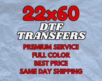 DTF Gang Sheet: Full Color Ready to Press Transfers, Direct to Film Prints