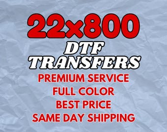 DTF Transfers, Direct to Film Prints, Bulk Ready to Press Custom Decals