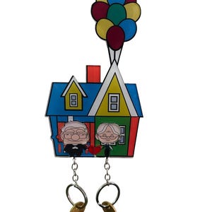 Up Movie Wall Key Holder For Couples