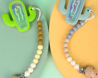 Cactus Baby Sensory Toy – BPA-Free Silicone Grasp Toy – 6+ Months