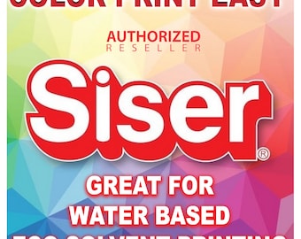 Siser Color Print Easy 13"x19" sheets. HTV for eco solvent and water based eco solvent ink