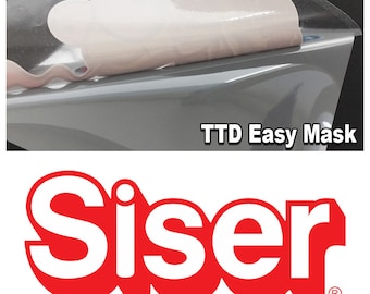 Siser TTD Easy  HTV Mask  8.5"x11". ' 11'x'17',  20"x25feet, 20"x50feet,  20"x75feet