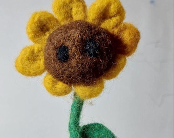 Schattige vilten zonnebloem