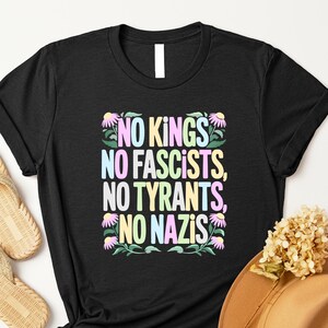 No Kings In America Shirt, Political Statement Tee, Anti MAGA Protest Shirt, Resist Republican Oligarchy Outfit, Liberal Activism T-shirt