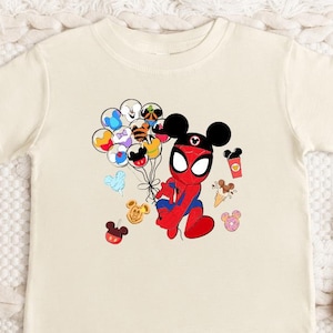 Spiderman Mickey T-shirt for Boys, Disney Snacks Shirt, Avengers Toddler Tee, Disneyland Family Vacation Shirt, Best Day Ever Disney Tee