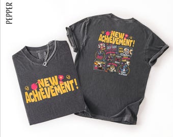 Neeeew Achievement Shirt, Fantasy Book Lover Tee, Dungeon Crawler Carl Sweatshirt, Princess Donut Sweater, Comfort Colors T-Shirt