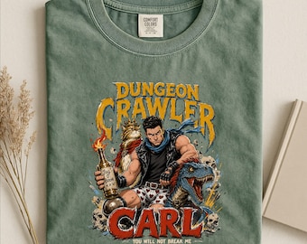 Dungeon Crawler Carl Shirt, Retro Princess Donut And Mongo Sweatshirt, Carl and Princess Donut Sweater, Comfort Colors T-Shirt